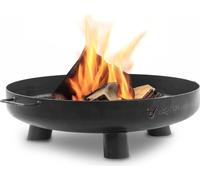 BBQ-Toro Coupe à feu Ø 60 cm, noir, foyer extérieur à trois pieds pour le jardin et la terrasse