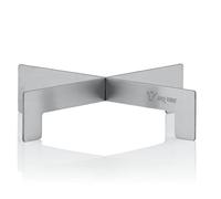 BBQ-Toro Dessous de plat en acier inoxydable - 25 x 25 x 5,6 cm - Trivet pour four hollandais