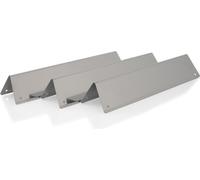 BBQ-Toro Distributeur de flammes en acier inoxydable (3 pièces) | 38,8 x 8,7 cm | Rail aromatique