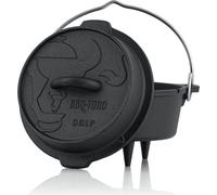 BBQ-Toro Dutch Oven DO1P, 1,8 L Premium Fusse Cooking, Fonte Cooking