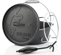 BBQ-Toro Dutch Oven DO45AX, 3,1 L Alpha Fonte Cooking Pot, Fonte Cooking Pot