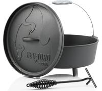 BBQ-Toro Dutch Oven DO6A, 5,5 L Alpha Fonte Cooking Pot, Fonte Cooking Pot