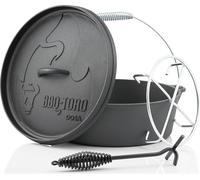 BBQ-Toro Dutch Oven DO6AX, 5,5 L Alpha Fonte Cooking Pot, Fonte Cooking Pot