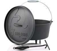 BBQ-Toro Dutch Oven DO9A, 7,2 L Alpha Fonte Cooking Pot, Fonte Cooking Pot