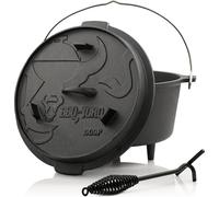 BBQ-Toro Dutch Oven DO9P, 9,0 L Premium Fussestopf, Marmite en fonte