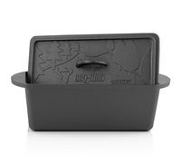 BBQ-Toro Dutch Oven Pan - Faitout en fonte - 3,0 l - Preseasoned - Déjà cuit - Cocotte avec couvercle - DOSQ3F