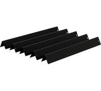 BBQ-Toro Ensemble de diffuseurs de flamme émaillés en porcelaine (5 pièces) | 44,7 x 6 cm