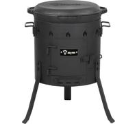BBQ-Toro Fonte Kazan 12,1L avec four Kazan Ø 35 cm, Marmite en fonte avec couvercle, Goulaschkessel