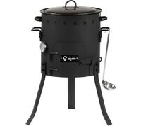 BBQ-Toro Four à ragoût Outdoor Ø 29 cm, Gulaschkanone avec casserole, grille et louche, four de cuisson
