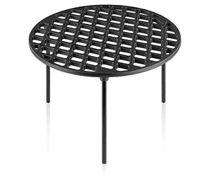 BBQ-Toro Grille de cuisson/de feu en fonte avec 3 pieds - Rond - Dessous de verre - Accessoire de barbecue - Trépied, support de casserole (diamètre 30 cm)
