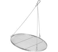 BBQ-Toro Grille de cuisson en acier inoxydable ronde Ø 60 cm, Grille de cuisson BBQ avec suspension à câble, Grille de cuisson suspendue