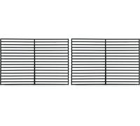 BBQ-Toro Grille de cuisson en métal (2 pièces) | 45 x 30,5 x 1 cm chacune | pour BBQ-Toro PG2