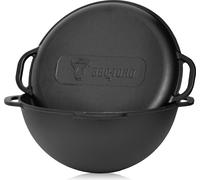 BBQ-Toro Kazan, Marmite en fonte, 16 litres, Grillwok preseasoned-prêt-brûlé, Mijoteuse