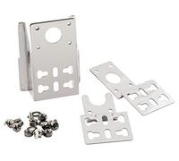 BBQ-TORO Kit de Support Universel en Acier Inoxydable pour Moteur de Gril pour de Nombreuses grilles, y Compris Le matériel de Fixation, Montage Universel avec de Nombreuses possibilités de Fixation.
