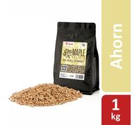BBQ-Toro Maple Pellets en 100% bois d'érable, 1 kg, pellets pour grillades, pellets d'érable pour barbecue et autres
