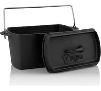 BBQ-Toro Marmite en fonte | 2 litres | BBQ Dutch Oven pot, rôtissoire avec couvercle