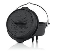 BBQ-Toro Mini Dutch Oven Premium Series | 1,8 litre (DO1P), Casserole avec pieds | pré-traité - pré-traité | Différentes tailles | Casserole en fonte | Bräter, Gusstopf