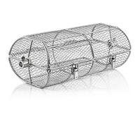 BBQ-Toro Panier grill en acier inoxydable pour broche rotative | 42,5 x 21 x 16 cm | Rondelle universelle pour grill à gaz, panier à broche rotative, panier rotatif