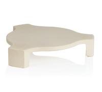 BBQ-Toro Pierre déflectrice de 24 cm de diamètre - 34 cm de diamètre - Pierre à pizza adaptée pour gril en céramique Kamado de 39 cm de diamètre | pierre déflecteur basse température pierre pour