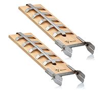 BBQ-Toro Planche à saumon flammé pour poisson et filets de saumon avec support | Planche à saumon en hêtre pour fumage ou barbecue | Planche à fumage avec support pour barbecue, barbecue sphérique,