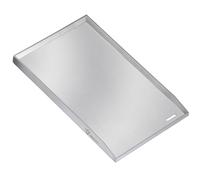 BBQ-Toro Plaque de cuisson en acier inoxydable - Plancha pour barbecue - Rectangulaire, universelle et massive - Plaque de cuisson pour charbon de bois et gaz - Accessoire de barbecue - Poêle à