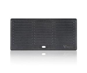 BBQ-Toro Plaque de cuisson en fonte | 42,5 x 20,5 cm | Plaque réversible, utilisation recto-verso | rectangulaire, universelle et massive | Tôle pour barbecue, pour grills à charbon de bois et gaz