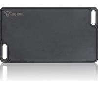 BBQ-Toro Plaque de cuisson en fonte avec poignées, 40 x 23 cm, BBQ Plancha pre-seasoned