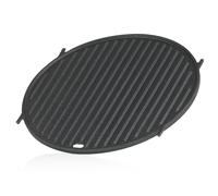 BBQ-Toro Plaque de cuisson en fonte - Diamètre : 30 cm - Plaque de cuisson pour système de grille de cuisson - Accessoire de barbecue - Plaque réversible ronde - Grille de cuisson Sear Grate pour