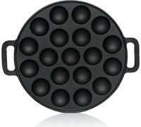 BBQ-Toro Poêle à Poffertjes en fonte | Poêle à Förtchen pour 19 Förtchen | Ø 24 cm