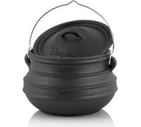BBQ-Toro Potjie ca. 3 litres, Marmite sud-africaine en fonte sans pieds pour feu ouvert