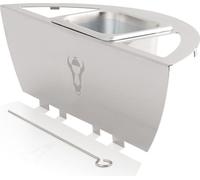 BBQ-Toro Premium Insert de fumage en acier inoxydable "Midland" pour gril sphérique Ø 57 cm