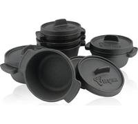 BBQ-Toro Set de casseroles de service (pack de 6) Ø 11 cm Fonte Mini casserole en fonte