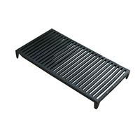 BBQrolling Grille de cheminée en fonte avec pieds 53,5 x 28,5 cm Hauteur : env. 5,5 cm