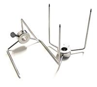 BBQter® clip grill viande pour la broche pour fixer avec vis en acier inoxydable - 2 pièces