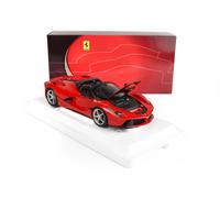 BBR 1:18 Diecast - Ferrari Laferrari Ouverte Spider 2016 Rouge Course 4 Aperture