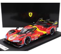 BBR 1/18 FERRARI 499P WEC 6H SPA 2023 CALADO PIER GUIDI MODÈLE STATIQUE