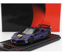 BBR 1/43 FERRARI SF90 XX ROUTE SPIDER 2024 BLEU MODÈLE STATIQUE DIECAST