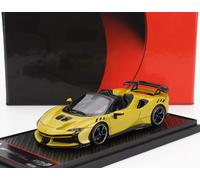 BBR 1/43 FERRARI SF90 XX ROUTE SPIDER 2024 JAUNE MODÈLE STATIQUE DIECAST