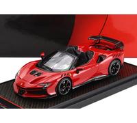 BBR 1/43 FERRARI SF90 XX ROUTE SPIDER 2024 ROUGE MODÈLE STATIQUE DIECAST
