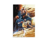 BBSYDH Affiches et impressions 40 * 60cm Senza Cornice Classic LeBron James Picture Print Modern Family Bedroom Decor Posters