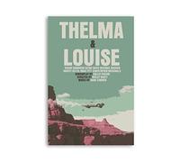 BBSYDH Affiches et impressions 60 * 80cm Senza Cornice Poster vintage del film Thelma Louise Poster della tela di canapa