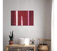 BBSYDH Peinture d'art de mur de toile 60 * 90cm Senza Cornice Di Barnett Newmans Poster e stampe d'arte murali Arredamento moderno per la casa da letto della famiglia