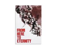 BBSYDH Peintures Sur Toile 30 * 50cm Senza Cornice Burt Lancaster Frank Alesia Montgomery Clift Donna Reed Poster e Wall Art Modern Family camera da letto Decor