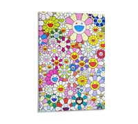 BBSYDH Toile Peinture 60 * 80cm Senza Cornice Takashi Murakami Flower Smile arredamento moderno della camera da letto della famiglia