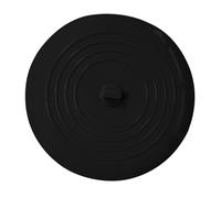 BBTISG Bouchon de Baignoire en Silicone Universel Extra Large de 15cm pour Cuisines, Salles de Bains et Buanderies (Noir)