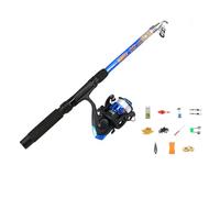 BBTISG Kit de Canne à Pêche, 40-180cm Canne à Pêche Télescopique et Crochet de Corde Canne à Pêche Télescopique Portable pour Enfants, Garçons, Filles et Adultes (Canne à pêche)