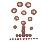 BBTISG Kit de Réparation et D'entretien pour Saxophone Coussinets de Rechange en Cuir pour Saxophones Alto, Ténor et Tweeter (tampon en cuir ténor)