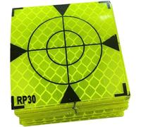 BBTISG Lot de 100 Autocollants de Cibles de Tir, 30 x 30mm Cibles RéFléChissante Autocollante Feuilles De Papier Réutilisable Tir Cible Réfléchissant Adhésif Tir Cible Fluorescent Visant Cible