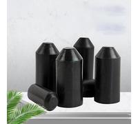BBTISG Lot de 100 Capuchon D'extrémité Thermorétractable 15 x 45mm Embouts Thermorétractables Chauds et étanches Gaine Thermorétractable Capsules Gaine Retractable Étanche pour Câble