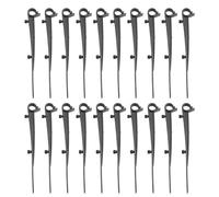BBTISG Lot de 20 Clips de Fixation Universels pour Gouttière, Brosse de Protection des Feuilles Clips de Fixation pour Gouttières Basses Suspendues à Toit Plat